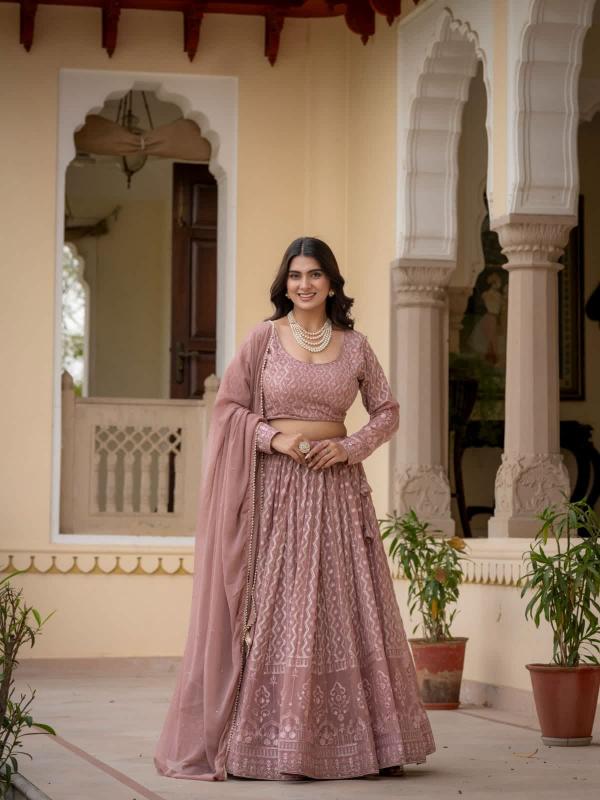 Pink wholesale lehenga market in ludhiana